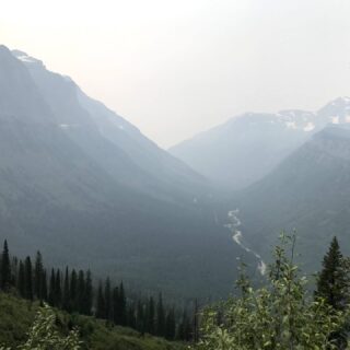 Going-to-the-sun road at Glacier National Park