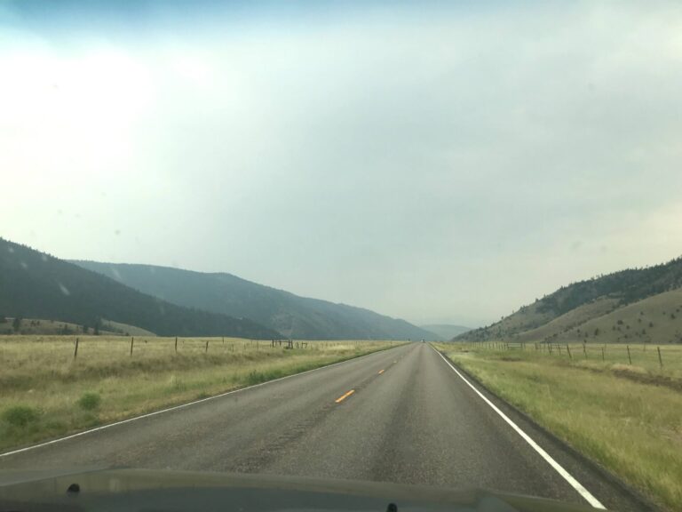 driving in western montana