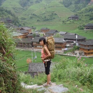 Backpacking in Da Zai, Western China