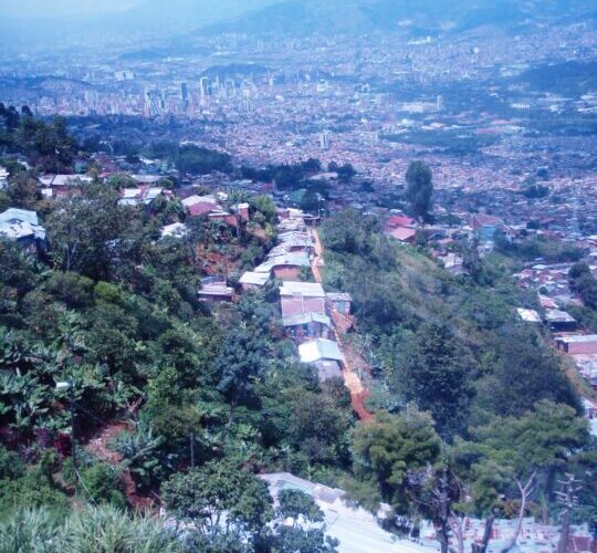 Medellin Cable Car View of Valley