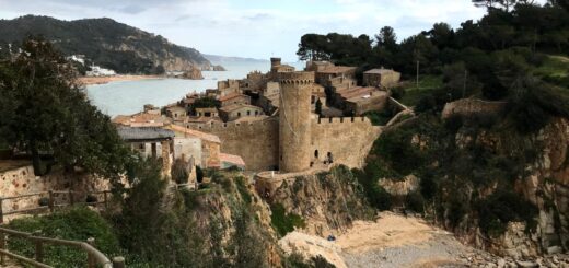 Castle in Tossa de Mar, Spain
