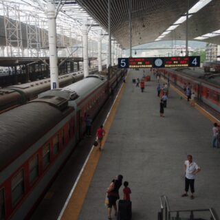 Train Station in China