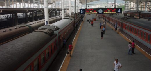 Train Station in China