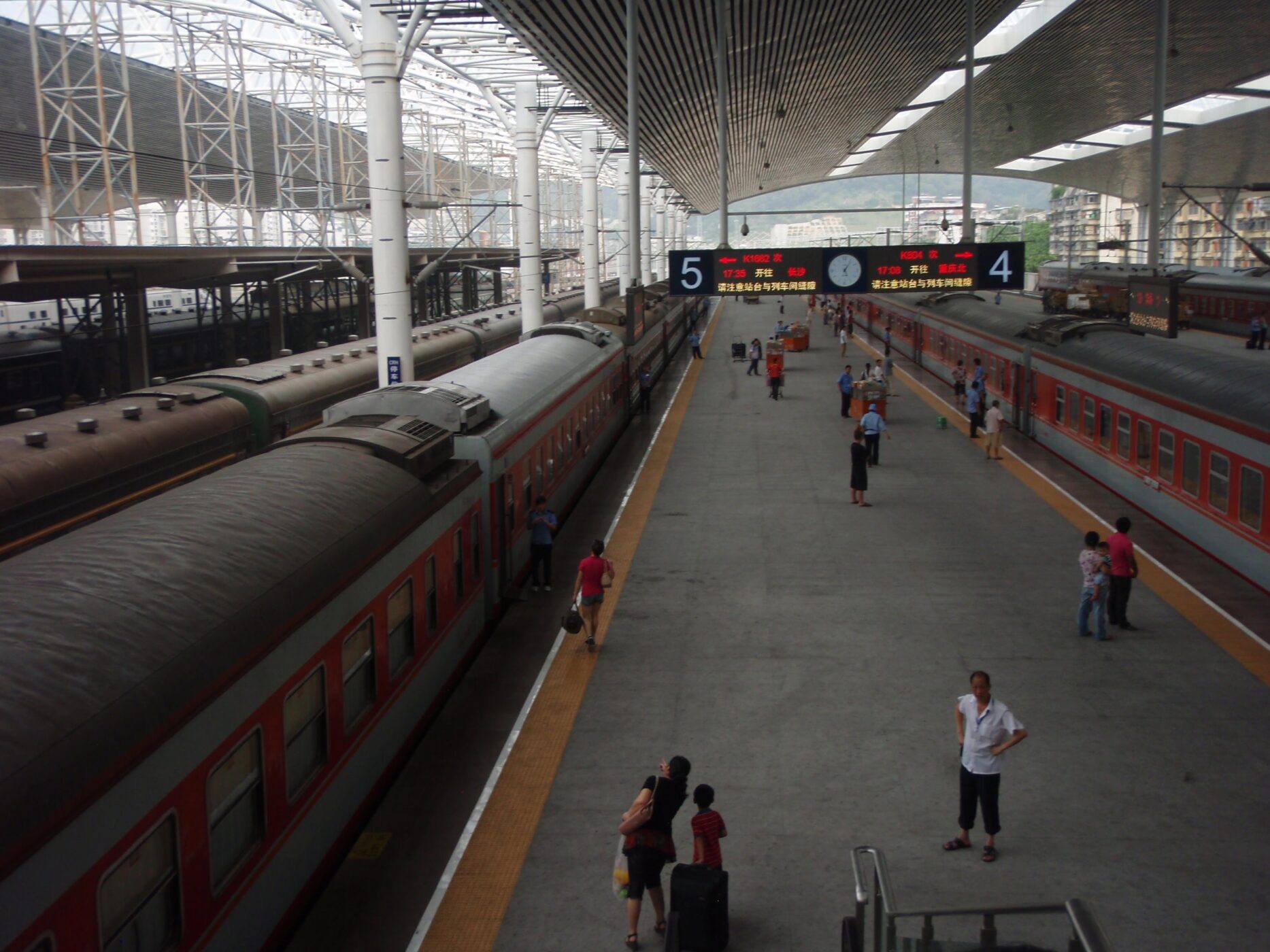 Train Station in China