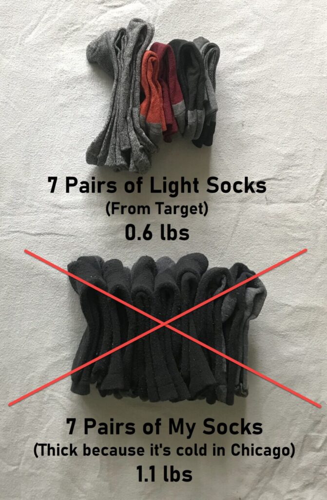 lighter socks