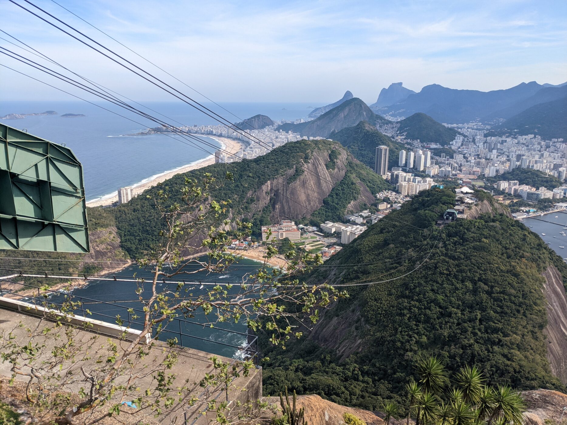Looking from Pao de Acucar